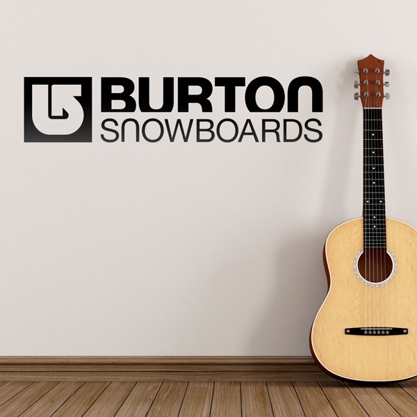 Stickers muraux: Burton Snowboards Bigger