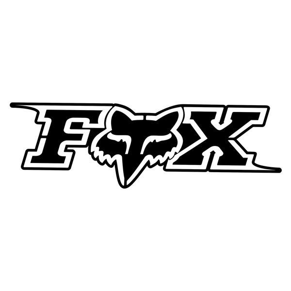 Stickers muraux: Fox transversale