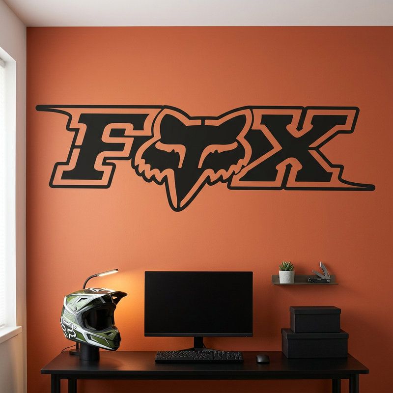 Stickers muraux: Fox transversale