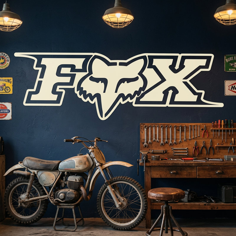 Stickers muraux: Fox transversale