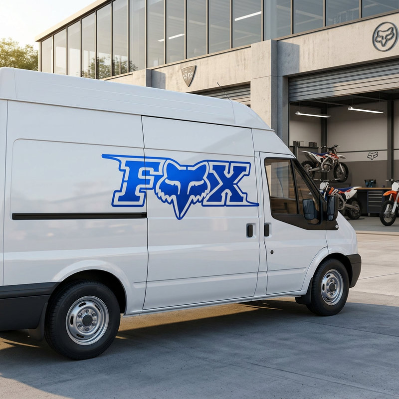 Stickers muraux: Fox transversale