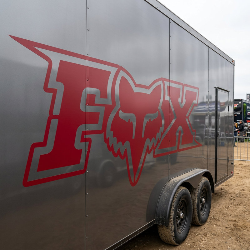 Stickers muraux: Fox transversale