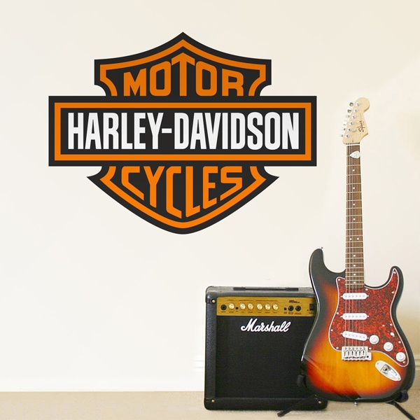 Stickers muraux: Harley Davidson Bigger