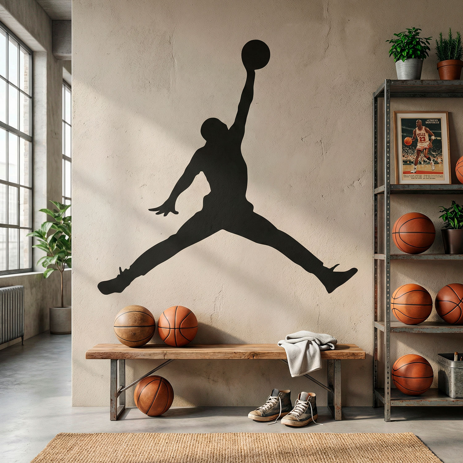 Stickers muraux: Air Jordan Bigger