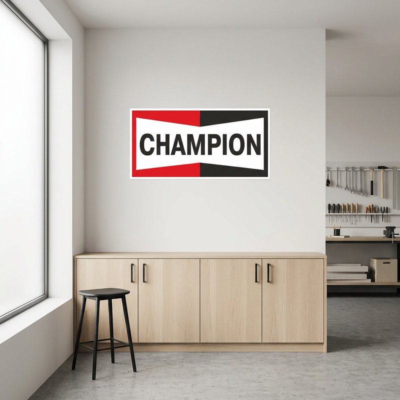 Stickers muraux: Logo Champion