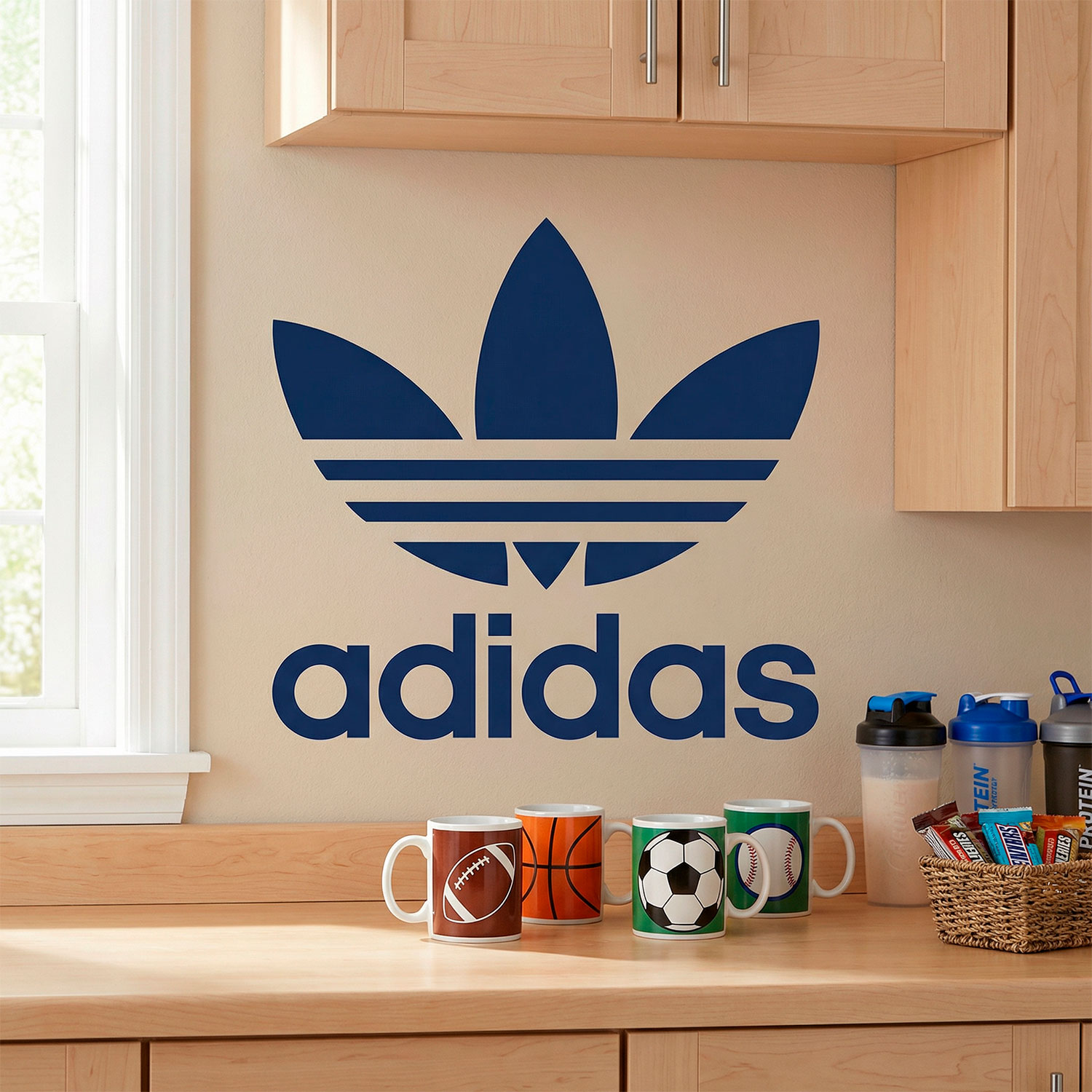 Stickers muraux: Premier logo de Adidas