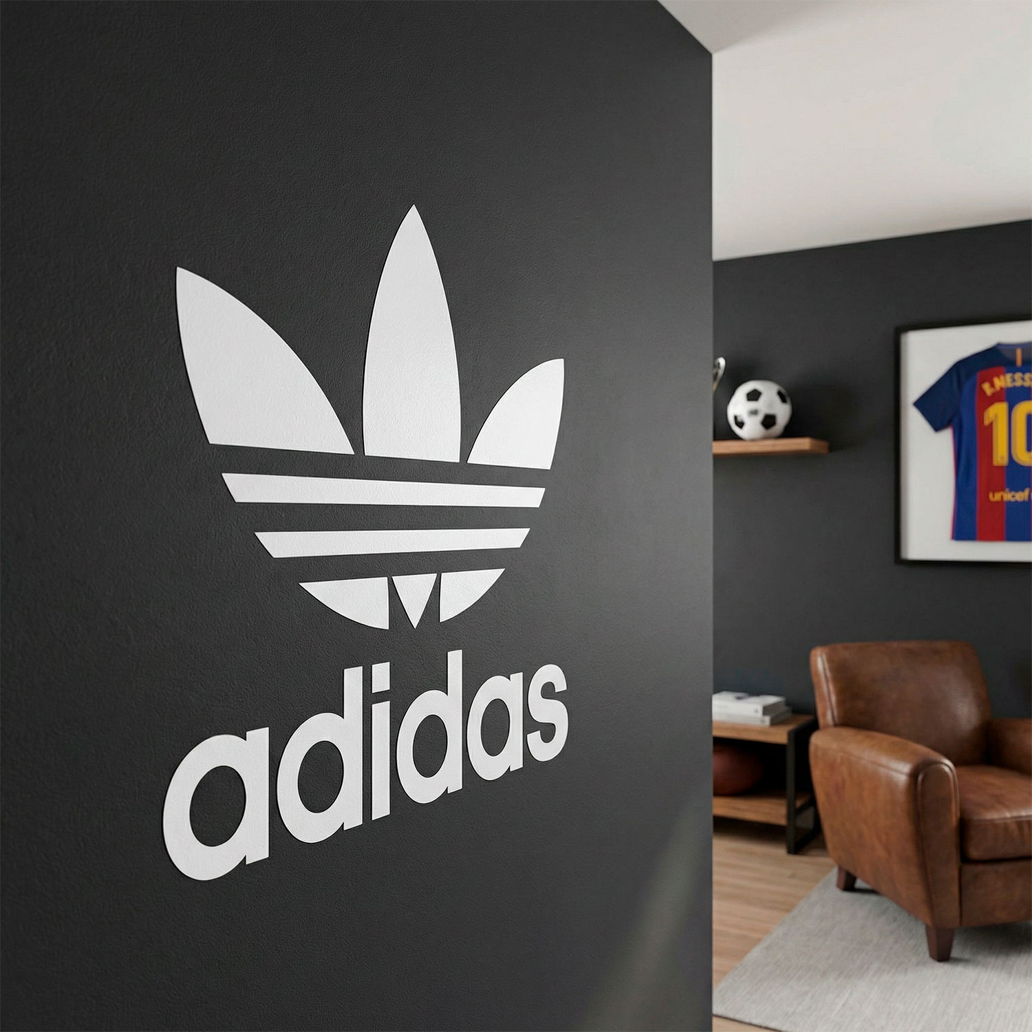 Stickers muraux: Premier logo de Adidas