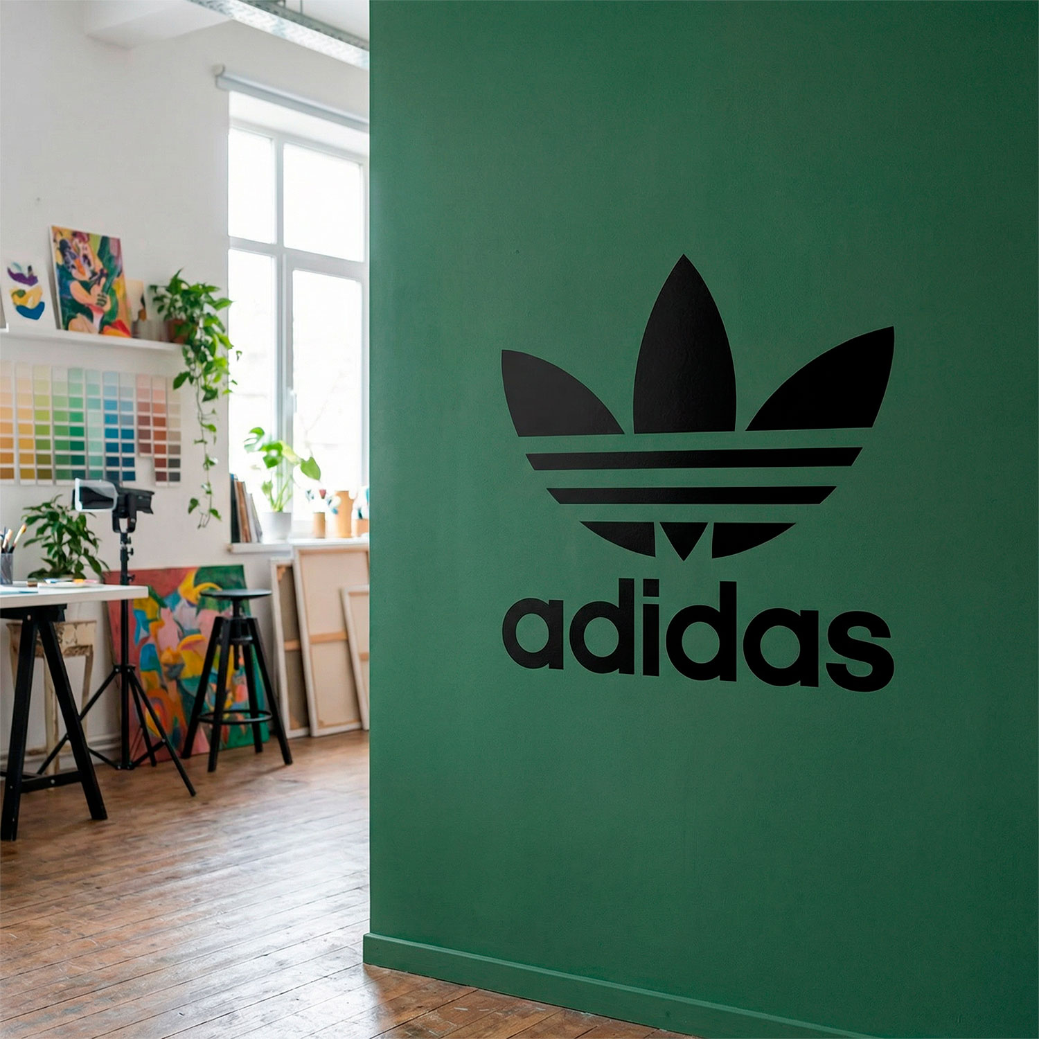 Stickers muraux: Premier logo de Adidas