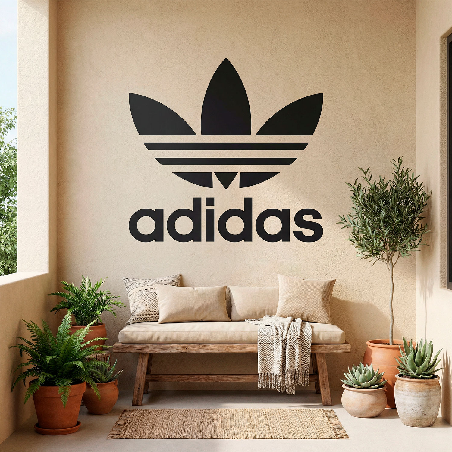 Stickers muraux: Premier logo de Adidas