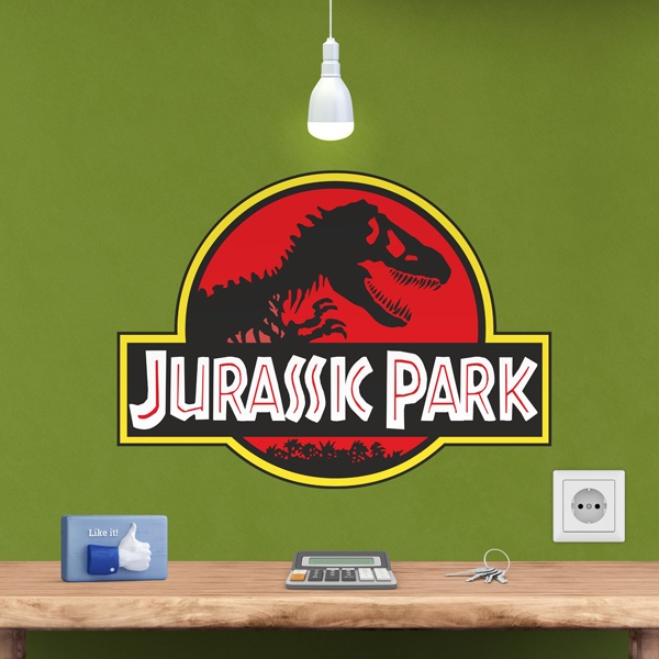 Sticker mural Jurassic Park Bigger