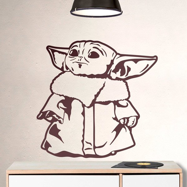 Stickers muraux: Baby Yoda