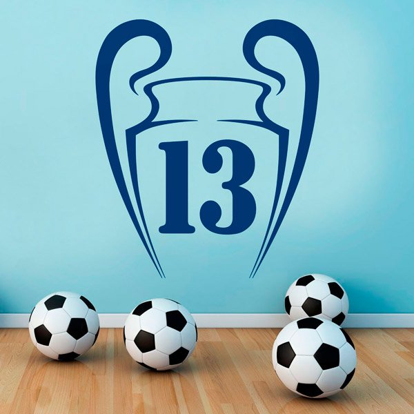 Stickers muraux: Real Madrid 13 Champions