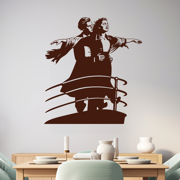 Stickers muraux: Jack et Rose dans Titanic