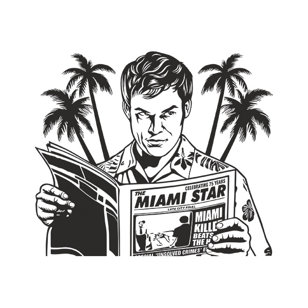Stickers muraux: Dexter Morgan