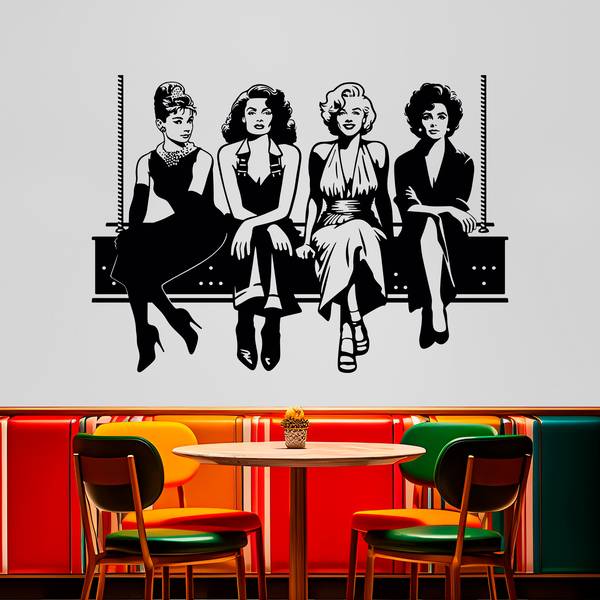Audrey, Rita, Marilyn et Elizabeth 4/4