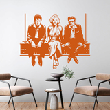 Stickers muraux: Elvis - Marilyn - James 2