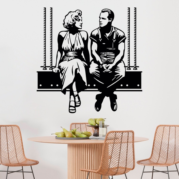 Stickers muraux: Marilyn - Brando