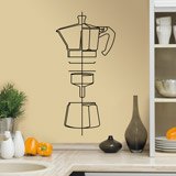 Stickers muraux: Cafetière italienne
