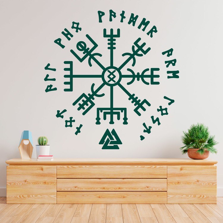 Stickers muraux: Sticker mural runes vikings