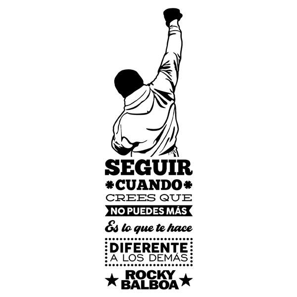 Stickers muraux: Vinyle décoratif avec citation de Rocky Balboa