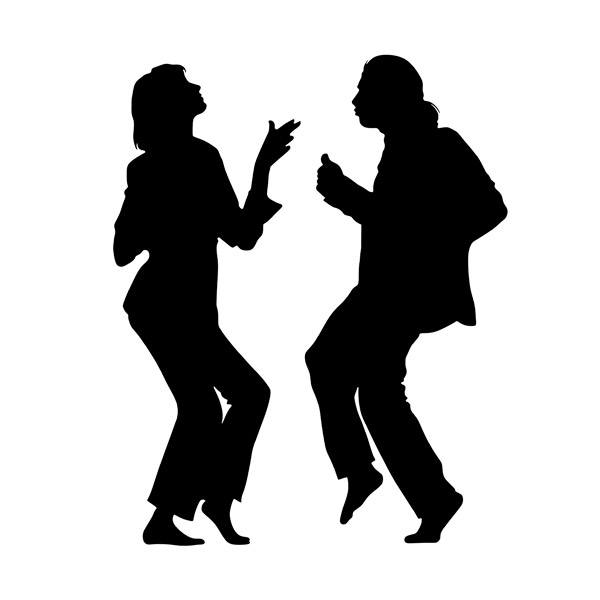 Stickers muraux: Danse Pulp Fiction Mia et Vincent