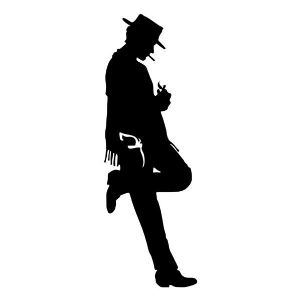 Stickers muraux: Clint Eastwood dans Spaghetti Western