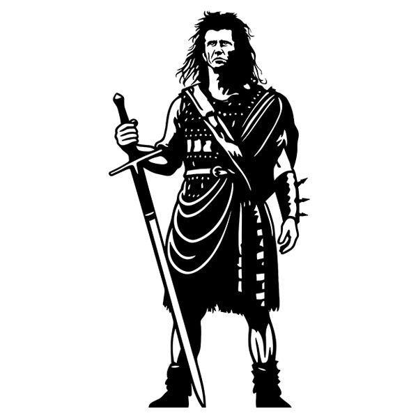 Stickers muraux: William Wallace Braveheart