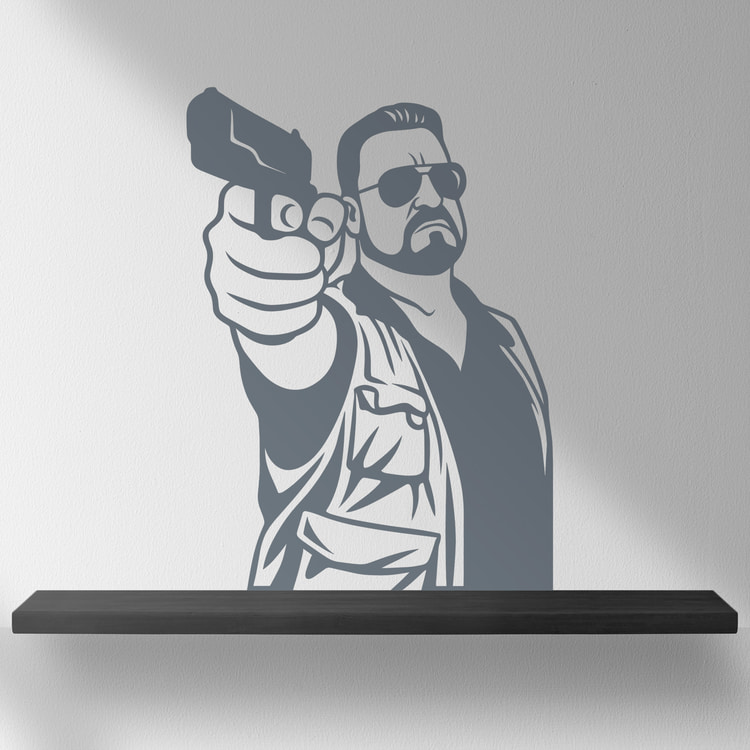 Stickers muraux: Walter Sobchak - The Big Lebowski