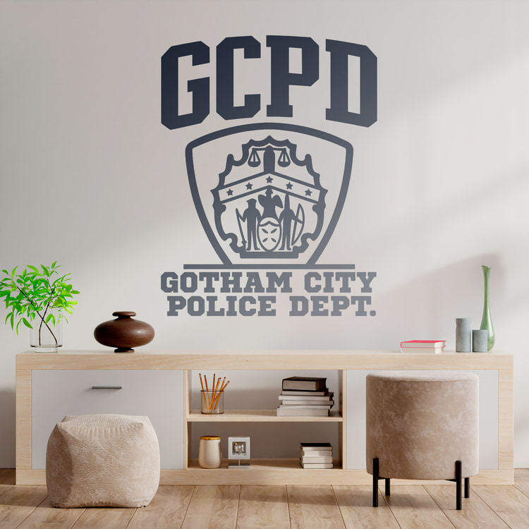 Stickers muraux: GCPD - Gotham City Police Dept
