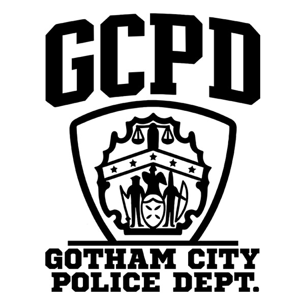 Stickers muraux: GCPD - Gotham City Police Dept
