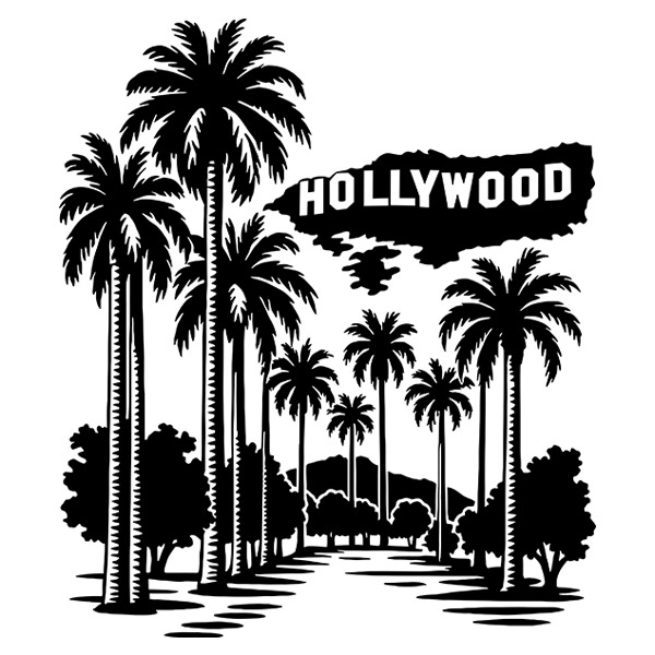 Stickers muraux: Hollywood sign