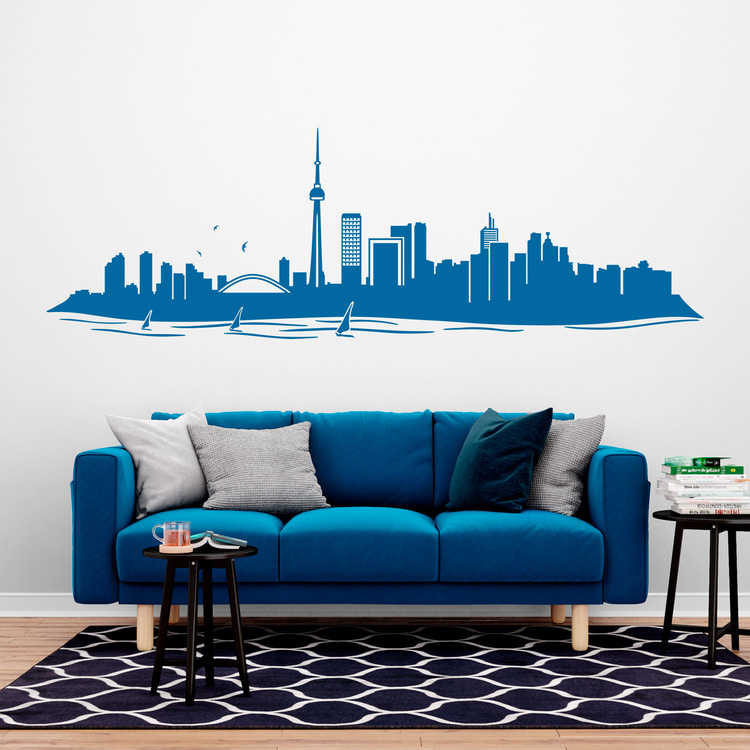 Stickers muraux: Skyline Toronto