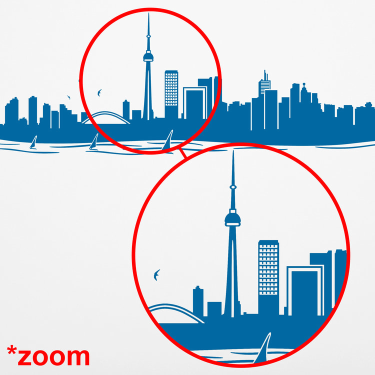 Stickers muraux: Skyline Toronto