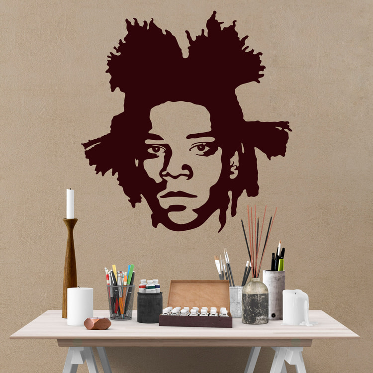 Stickers muraux: Jean-Michel Basquiat