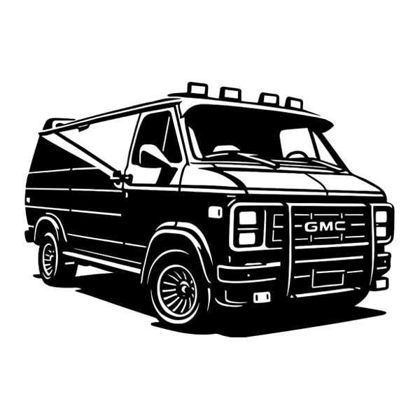 Stickers muraux: Fourgonnette A-Team