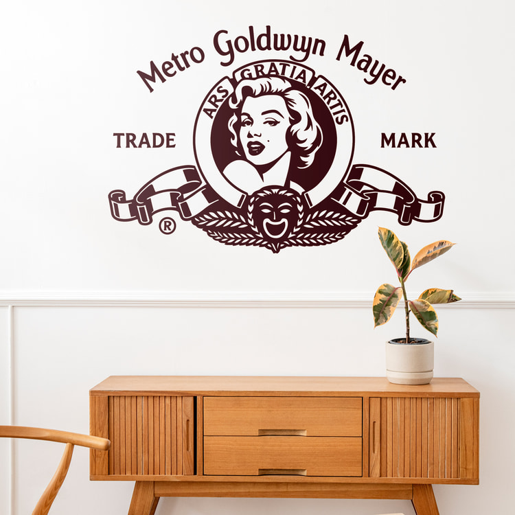 Stickers muraux: Sticker mural logo MGM Marilyn Monroe