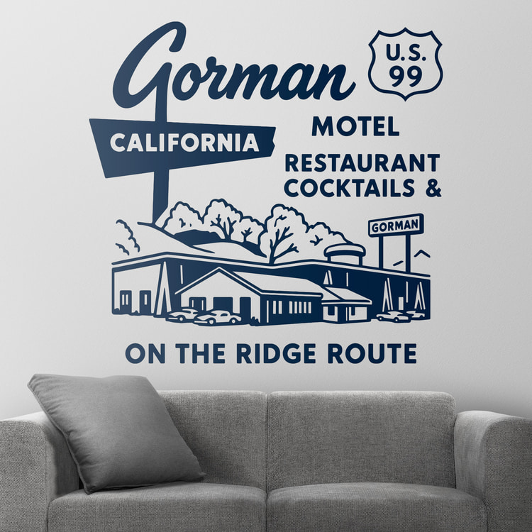 Stickers muraux: Motel Gorman California