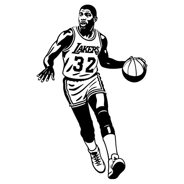 Stickers muraux: Magic Johnson