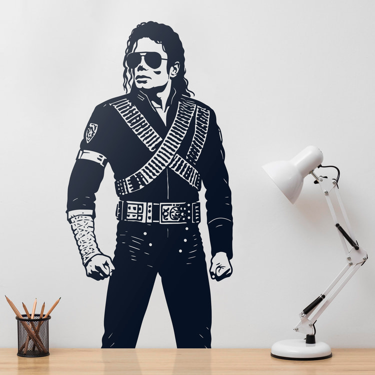 Stickers muraux: Michael Jackson Super Bowl 1993