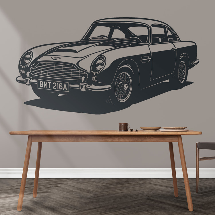 Stickers muraux: Aston Martin DB5 007