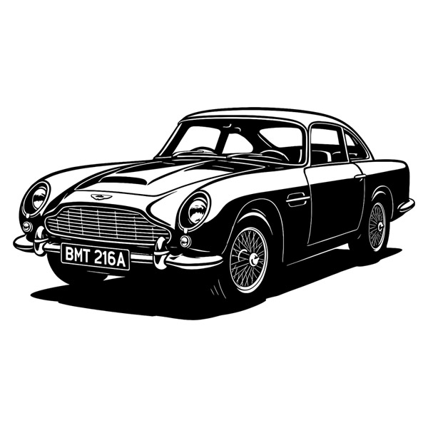 Stickers muraux: Aston Martin DB5 007