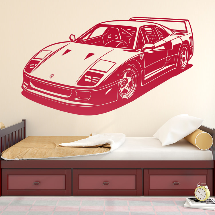 Stickers muraux: Ferrari F-40