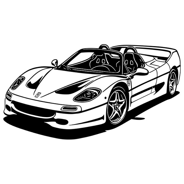 Stickers muraux: Ferrari F-50