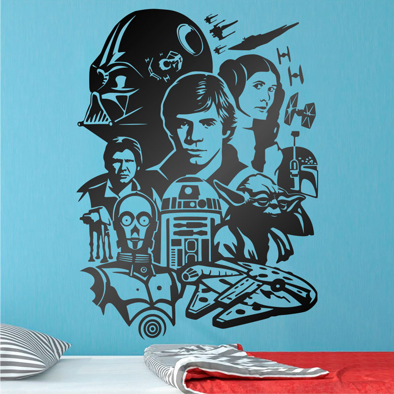 Stickers muraux: Star Wars - Trilogie originale
