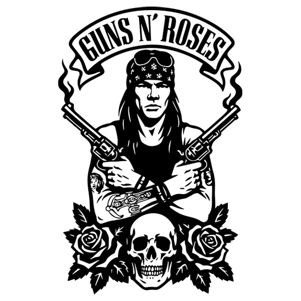 Stickers muraux: Guns N' Roses - Axel Rose