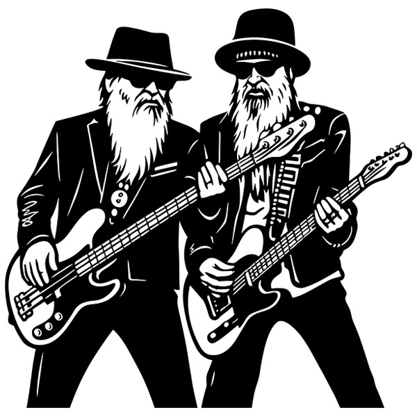 Stickers muraux: ZZ Top