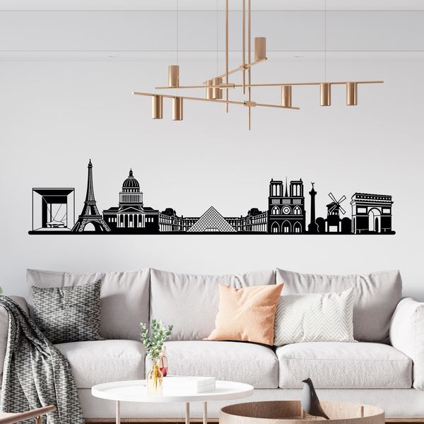 Stickers muraux: Skyline de Paris