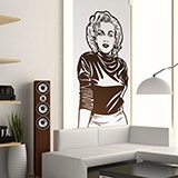 Stickers muraux: Marilyn Monroe 2