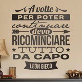 Stickers muraux: A volte per poter continuare... 2