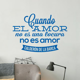 Stickers muraux: Cuando el amor... Calderón de la Barca 2